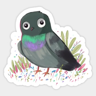 Cute pigeon drawing Sticker